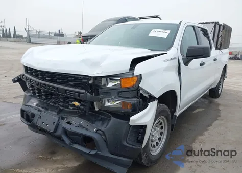 2022 Chevrolet Silverado 1500 Ltd 2Wd Standard Bed Wt z USA, uszkodzony, nr VIN 1GCPWAEK9NZ166503